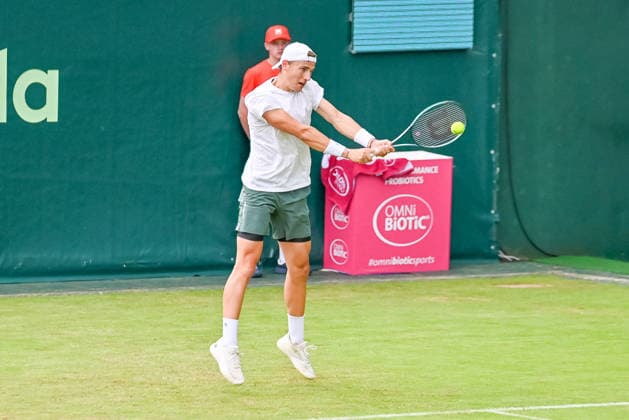 Tom Gentzsch Germany TERRA WORTMANN Open 2026, Tennis, ATP, Tennis Men 500, Tournament, Qualification, 14 06 2026, TERRA WORTMANN Open 2026, Tennis, ATP, Tennis Men 500, Tournament, Qualification, 14 06 2026 Halle Copyright: xEibner-Pressefoto RobertxGertzenx EP_RGN