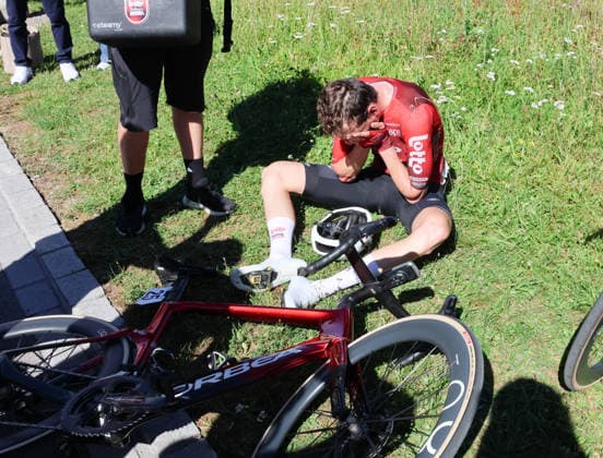 14 062026 Switzerland Cycling 62 GP Gippingen, picture of the WINNER Liam Slock BEL Team Lotto Indermarche