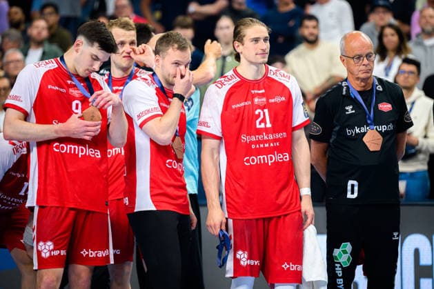 Cologne, Germany Handball EHF CL Final 4 Match 3rd place Aalborg Handbold SC Magdeburg Juri Knorr Aalborg Cologne Lanxess Arena North Rhine-Westphalia Germany