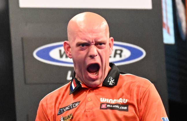 14 06 2026, xhbx, Dart World Cup of Darts 2026, v l Michael van Gerwen Netherlands DFL DFB REGULATIONS PROHIBIT ANY USE OF PHOTOGRAPHS as IMAGE SEQUENCES and or QUASI VIDEO Frankfurt