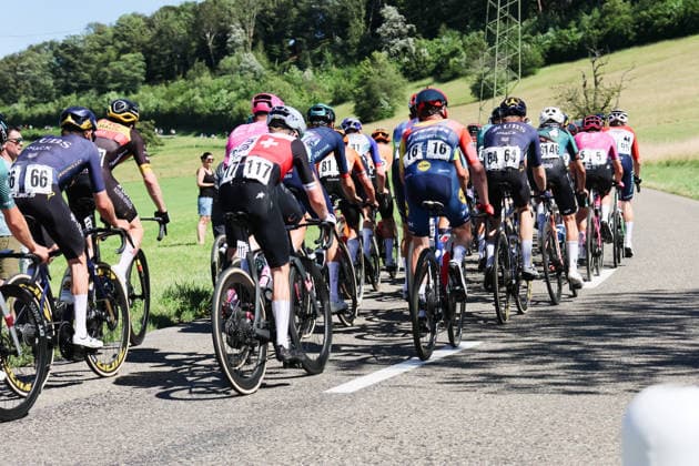 14 062026 Switzerland Cycling 62 GP Gippingen, picture of the Ploton on the ascent to the mountain prize