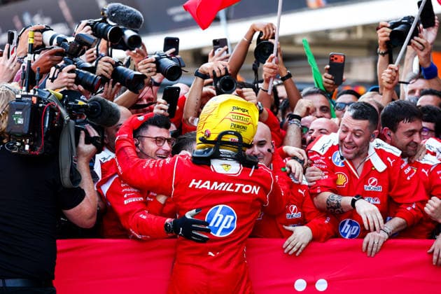 Lewis Hamilton of Great Britain and Scuderia Ferrari , Race, F1 Grand Prix of Barcelona Catalunya, on June 14, 2026 in Barcelona, Spain Photo by Diogo Cardoso DeFodi Images Lewis Hamilton of Great Britain and Scuderia Ferrari , Race, F1 Grand Prix of Barcelona Catalunya, Circuit de Barcelona Catalunya on June 14, 2026 in Barcelona, Spain Photo by Diogo Cardoso DeFodi Images