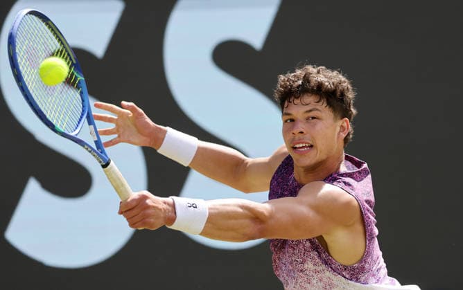 Stuttgart , Tennis , BOSS Open Final , Ben Shelton USA
