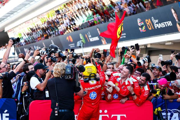 Lewis Hamilton of Great Britain and Scuderia Ferrari , Race, F1 Grand Prix of Barcelona Catalunya, on June 14, 2026 in Barcelona, Spain Photo by Diogo Cardoso DeFodi Images Lewis Hamilton of Great Britain and Scuderia Ferrari , Race, F1 Grand Prix of Barcelona Catalunya, Circuit de Barcelona Catalunya on June 14, 2026 in Barcelona, Spain Photo by Diogo Cardoso DeFodi Images