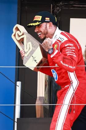 44 HAMILTON Lewis gbr , Scuderia Ferrari SF 26, action during the Formula 1 Barcelona Catalunya Grand Prix 2026, 7th round of the 2026 Formula One World Championship from June 12 to 14, 2026 on the Circuit de Barcelona Catalunya, in Montmelo, Spain Photo Hoch Zwei Montmelo Spain
