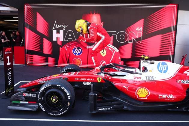 44 HAMILTON Lewis gbr , Scuderia Ferrari SF 26, action during the Formula 1 Barcelona Catalunya Grand Prix 2026, 7th round of the 2026 Formula One World Championship from June 12 to 14, 2026 on the Circuit de Barcelona Catalunya, in Montmelo, Spain Photo Hoch Zwei Montmelo Spain