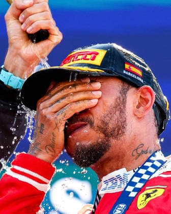First Place Lewis Hamilton of Great Britain and Scuderia Ferrari , Race, F1 Grand Prix of Barcelona Catalunya, on June 14, 2026 in Barcelona, Spain Photo by Diogo Cardoso DeFodi Images First Place Lewis Hamilton of Great Britain and Scuderia Ferrari , Race, F1 Grand Prix of Barcelona Catalunya, Circuit de Barcelona Catalunya on June 14, 2026 in Barcelona, Spain Photo by Diogo Cardoso DeFodi Images