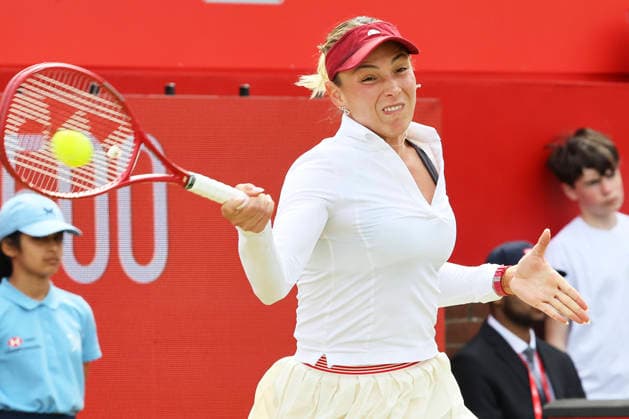 TENNIS - WTA, Tennis Damen Queen s Club LONDON,ENGLAND,14.JUN.26 - TENNIS - WTA Tour, HSBC Championships. Image shows Donna Vekic (CRO).  GEPAxpictures xAlanxGrieves