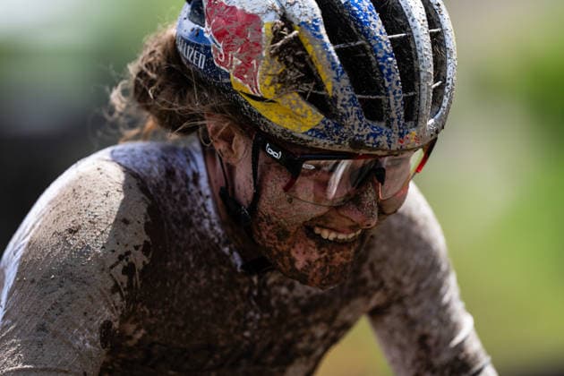 MOUNTAINBIKE - UCI MTB World Series LEOGANG,AUSTRIA,14.JUN.26 - CYCLING, MOUNTAIN BIKE - UCI Mountainbike World Cup, Cross-Country Olympic. Image shows Laura Stigger (AUT).  GEPAxpictures xJulioxArellano