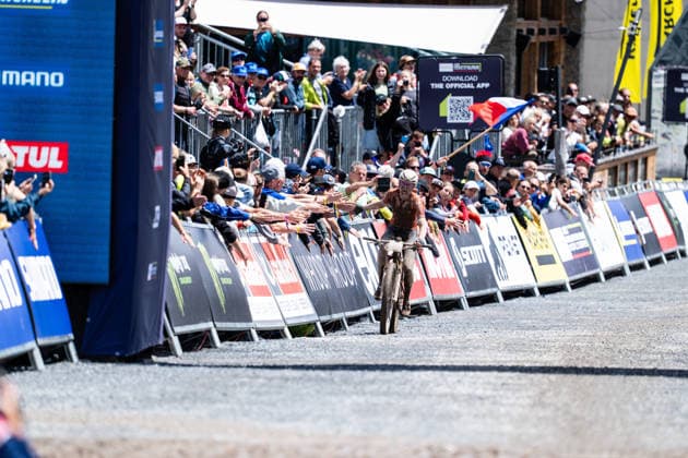 MOUNTAINBIKE - UCI MTB World Series LEOGANG,AUSTRIA,14.JUN.26 - CYCLING, MOUNTAIN BIKE - UCI Mountainbike World Cup, Cross-Country Olympic. Image shows Puck Pieterse (NED).  GEPAxpictures xJulioxArellano