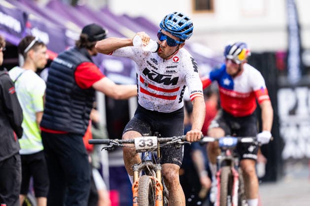 MOUNTAINBIKE - UCI MTB World Series LEOGANG,AUSTRIA,14.JUN.26 - CYCLING, MOUNTAIN BIKE - UCI Mountainbike World Cup, Cross-Country Olympic. Image shows Maximilian Foidl (AUT).  GEPAxpictures xJulioxArellano
