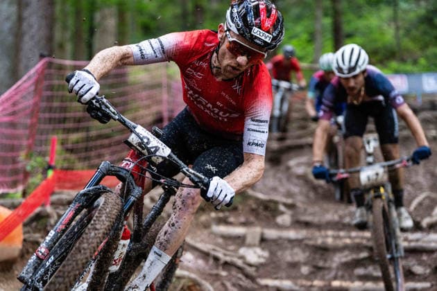 MOUNTAINBIKE - UCI MTB World Series LEOGANG,AUSTRIA,14.JUN.26 - CYCLING, MOUNTAIN BIKE - UCI Mountainbike World Cup, Cross-Country Olympic. Image shows Mathias Flueckiger (SUI).  GEPAxpictures xJulioxArellano