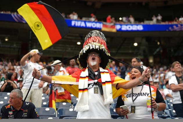 Germany v Curacao - FIFA World Cup, WM, Weltmeisterschaft, Fussball 2026 - Group E HOUSTON, UNITED STATES - JUNE 14: Fans gather prior to 2026 FIFA World Cup First Stage Group E match between Germany and Curacao at NRG Stadium (Houston Stadium) in Houston, Texas, United States on June 14, 2026. Hakan Akgun Anadolu Texas United States. Editorial use only. Please get in touch for any other usage.  Copyright: x2026xAnadoluxHakanxAkgunx
