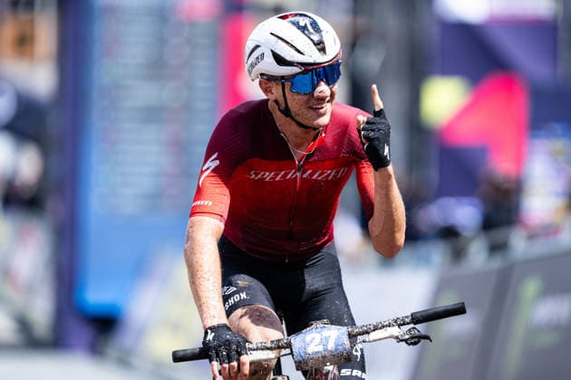 MOUNTAINBIKE - UCI MTB World Series LEOGANG,AUSTRIA,14.JUN.26 - CYCLING, MOUNTAIN BIKE - UCI Mountainbike World Cup, Cross-Country Olympic. Image shows Adrien Boichis (FRA).  GEPAxpictures xJulioxArellano