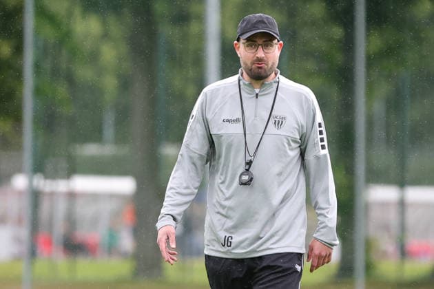 14 06 2026, Football, Men, Regionalliga Bayern, Season 2026 2027 Training kick-off FC Schweinfurt 05 Coach Jan Gernlein FC Schweinfurt 05 , Portrait, single picture Schweinfurt Riedel Bau Arena im Sachs Stadio Bayern Unterfranken Germany