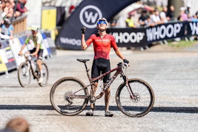 MOUNTAINBIKE - UCI MTB World Series LEOGANG,AUSTRIA,14.JUN.26 - CYCLING, MOUNTAIN BIKE - UCI Mountainbike World Cup, Cross-Country Olympic. Image shows Adrien Boichis (FRA).  GEPAxpictures xJulioxArellano