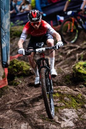 MOUNTAINBIKE - UCI MTB World Series LEOGANG,AUSTRIA,14.JUN.26 - CYCLING, MOUNTAIN BIKE - UCI Mountainbike World Cup, Cross-Country Olympic. Image shows Mathias Flueckiger (SUI).  GEPAxpictures xJulioxArellano
