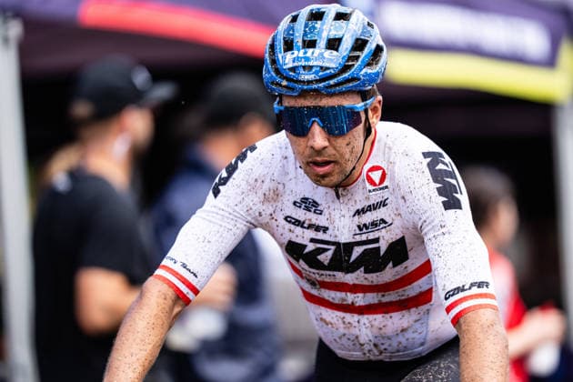 MOUNTAINBIKE - UCI MTB World Series LEOGANG,AUSTRIA,14.JUN.26 - CYCLING, MOUNTAIN BIKE - UCI Mountainbike World Cup, Cross-Country Olympic. Image shows Maximilian Foidl (AUT).  GEPAxpictures xJulioxArellano