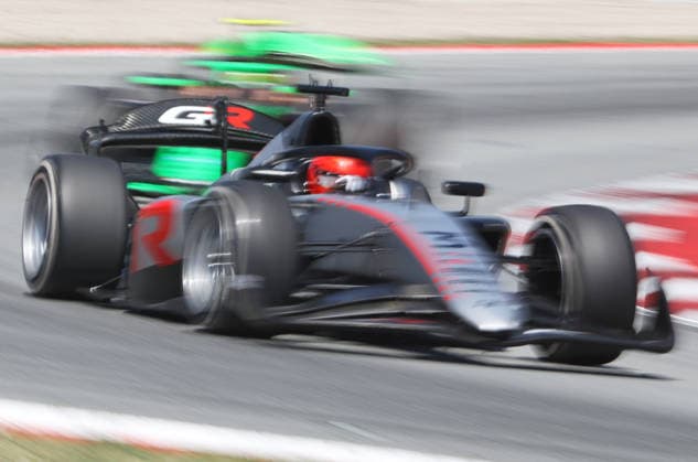 Formula 2 Championship - Round 5 Barcelona - Feature Race Ritomo Miyata of Hitech TGR competes during the Formula 2 MSC Cruises Gran Premio de Barcelona-Catalunya Race at Barcelona-Catalunya Circuit in Barcelona, Spain, on June 14, 2026. Barcelona Barcelona Spain  Copyright: xUrbanandsportx originalFilename:urbanandsport-formula2260614_npIJ6.jpg