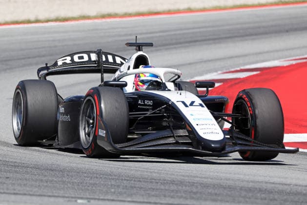Formula 2 Championship - Round 5 Barcelona - Feature Race Martinius Stenshorne of Rodin Motorsport during the Formula 2 MSC Cruises Gran Premio de Barcelona-Catalunya Race at Barcelona-Catalunya Circuit in Barcelona, Spain, on June 14, 2026. Barcelona Barcelona Spain  Copyright: xUrbanandsportx originalFilename:urbanandsport-formula2260614_npEKh.jpg