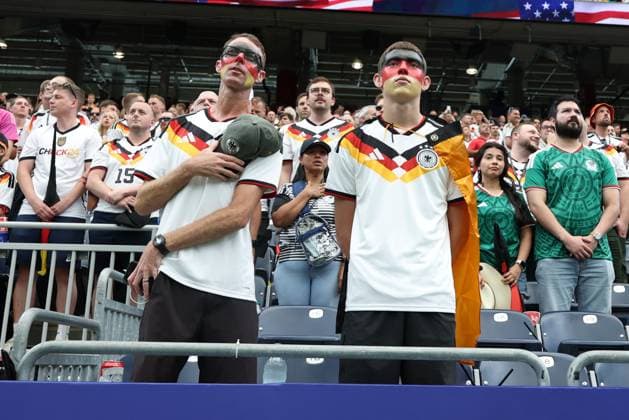 German fans, Germany vs Curacao, Football, World Cup 2026, Group stage, 14 06 2026 Houston Texas USA Copyright: xkolbert-press ChristianxKolbertx