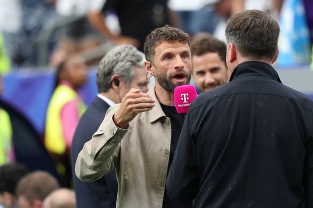 Football expert Thomas Mueller, Germany vs Curacao, Football, World Cup 2026, Group stage, 14 06 2026 Houston Texas USA Copyright: xkolbert-press ChristianxKolbertx