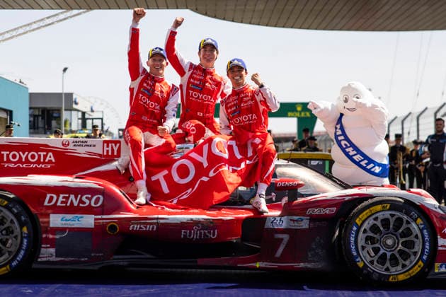 Motorsport, 24 Hours of Le Mans, Winner Toyota, Kamui Kobayashi, Mike Conway, Nyck de Vries