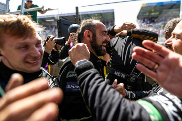 24 HEURES DU MANS 2026 - PODIUM Inter Europol Competition, celebrations during the podium of the 24 Hours of Le Mans 2026, 3rd round of the 2026 FIA World Endurance Championship, on June 14, 2026 on the Circuit des 24 Heures du Mans in Le Mans, France - Le MansFrance  Copyright: xFabrizioxBoldonix