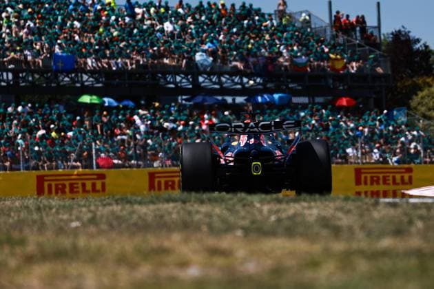 03 VERSTAPPEN Max nld , Red Bull Racing Ford RB22, action during the Formula 1 Barcelona Catalunya Grand Prix 2026, 7th round of the 2026 Formula One World Championship from June 12 to 14, 2026 on the Circuit de Barcelona Catalunya, in Montmelo, Spain Photo Hoch Zwei Montmelo Spain