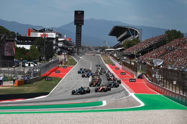 Start during the Formula 1 Barcelona Catalunya Grand Prix 2026, 7th round of the 2026 Formula One World Championship from June 12 to 14, 2026 on the Circuit de Barcelona Catalunya, in Montmelo, Spain Photo Hoch Zwei Montmelo Spain