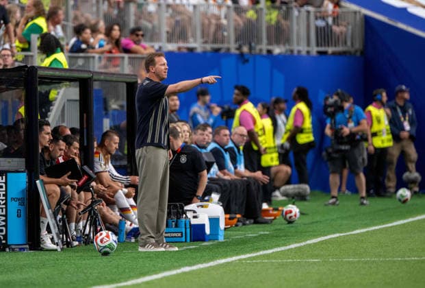 Fußball, Herren, FIFA World Cup, WM, Weltmeisterschaft, Fussball 2026 in Mexiko, Kanada und USA, Spiel in Houston (Gruppe E, 1. Spieltag), Deutschland - Curacao, Trainer Julian Nagelsmann (Deutschland), 14.06. 2026, *** Soccer, Men, FIFA World Cup 2026 in Mexico, Canada and USA, Match in Houston Group E, 1 Matchday , Germany Curacao, Coach Julian Nagelsmann Germany , 14 06 2026, Copyright: xMatthiasxKochx