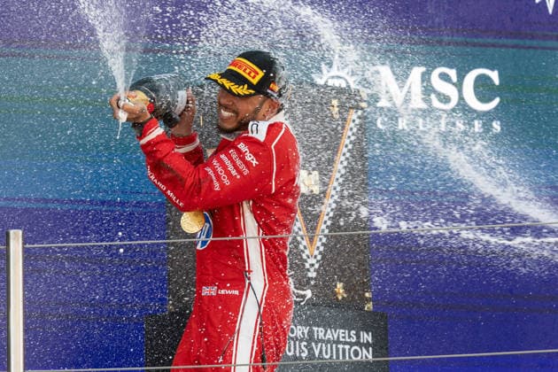 Foto IPP Enrico Schiavi Barcellona - Montmelò 14-06-2026 Formula 1 - F1 Gran Premio di Barcelona-Catalunya 2026 Gara nella foto: Lewis Hamilton - Scuderia Ferrari HP Barcellona - Montmelò italy SPAGNA ITALY  Copyright: xR4924_italyphotopressx
