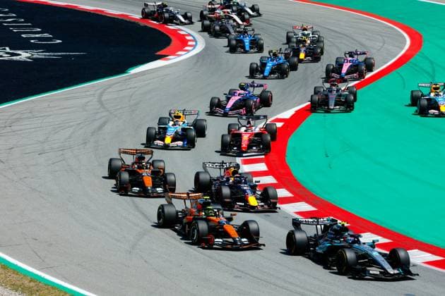 Start during the Formula 1 Barcelona Catalunya Grand Prix 2026, 7th round of the 2026 Formula One World Championship from June 12 to 14, 2026 on the Circuit de Barcelona Catalunya, in Montmelo, Spain Photo Hoch Zwei Montmelo Spain