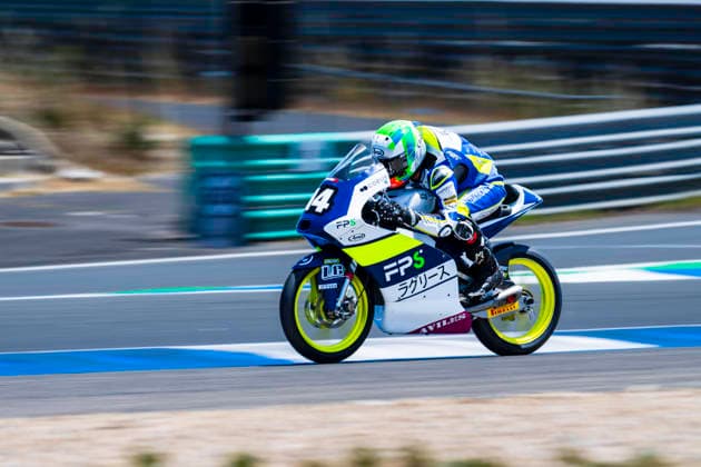 June 14, 2026, Cascais, Lisbon, Portugal: Edu Gutierrez - of the Team FPS Laglisse during the FIM Moto3 Junior World Championship, WM, Weltmeisterschaft Race at Circuito Estoril on june 14, 2026 in Estoril,Cascais Portugal. Cascais Portugal - ZUMAr200 20260614_zsp_r200_080 Copyright: xNunoxReisinhox