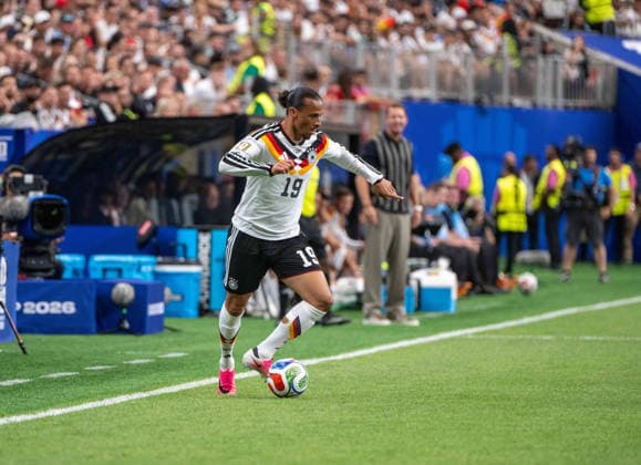 Soccer, Men, FIFA World Cup 2026 in Mexico, Canada and USA, Match in Houston Group E, 1 Matchday , Germany Curacao, Leroy Sane Germany , 14 06 2026, Copyright: xMatthiasxKochx