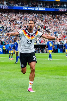 FIFA World Cup 2026, Group E, Match 1, Germany vs Curacao, 14 06 2026 at NRG Stadium in Houston, Texas Goal for 1 0 by Felix Nmecha Copyright: xBahhoxKarax