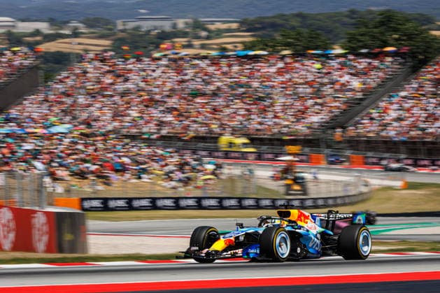 RECORD DATE NOT STATED 14th June 2026: Circuit de Barcelona-Catalunya, Barcelona, Spain; Formula One Barcelona Catalunya Grand Prix, Race Day; Arvid LINDBLAD, of Visa Cash App Racing Bulls Formula One Team, driving the VCARB 03 PabloxGuillen