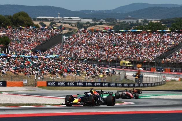 during the Formula 1 Barcelona Catalunya Grand Prix 2026, 7th round of the 2026 Formula One World Championship from June 12 to 14, 2026 on the Circuit de Barcelona Catalunya, in Montmelo, Spain Photo Hoch Zwei Montmelo Spain