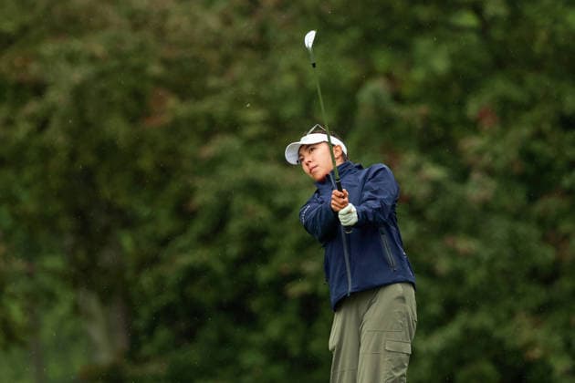 Dow Championship Midland, MI - JUNE 14: Alison Lee of the United States follows her shot to the 3rd green during the final round of the Dow Championship at Midland Country Club on June 14, 2026 in Midland, Michigan. Midland Michigan United States  Copyright: xAmyxLemusx originalFilename:lemus-dowchamp260614_npsd6.jpg