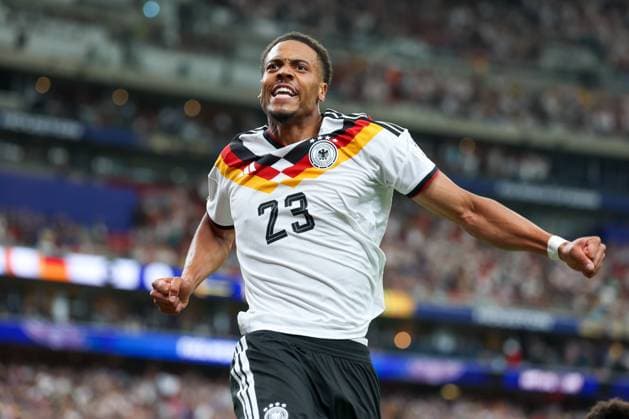 Goal celebration by Felix Nmecha 23 Germany for 1 0, Germany vs Curacao, Football, World Cup 2026, Group stage, 14 06 2026 Houston Texas USA Copyright: xkolbert-press ChristianxKolbertx