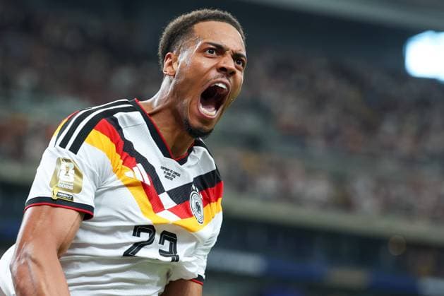Torjubel von Felix Nmecha 23 (Deutschland) zum 1:0, Deutschland vs. Curacao, Fussball, Weltmeisterschaft 2026, Gruppenphase, 14.06.2026 Houston Texas USA *** Goal celebration by Felix Nmecha 23 Germany for 1 0, Germany vs Curacao, Football, World Cup 2026, Group stage, 14 06 2026 Houston Texas USA Copyright: xkolbert-press ChristianxKolbertx