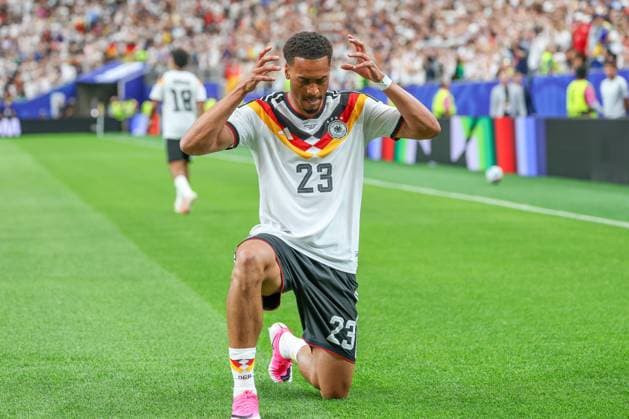 Goal celebration by Felix Nmecha 23 Germany for 1 0, Germany vs Curacao, Football, World Cup 2026, Group stage, 14 06 2026 Houston Texas USA Copyright: xkolbert-press ChristianxKolbertx