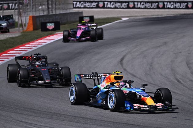 Formula 1 Barcelona-Catalunya Grand Prix BARCELONA, SPAIN - JUNE 14: Racing Bulls New Zealander driver Liam Lawson competes during the Formula 1 Barcelona-Catalunya Grand Prix, the 7th race of the 2026 Formula 1 World Championship, WM, Weltmeisterschaft at the 4.66-kilometer Circuit de Barcelona-Catalunya in Barcelona, Spain on June 14, 2026. Burak Akbulut Anadolu Barcelona Spain. Editorial use only. Please get in touch for any other usage.  Copyright: x2026xAnadoluxBurakxAkbulutx