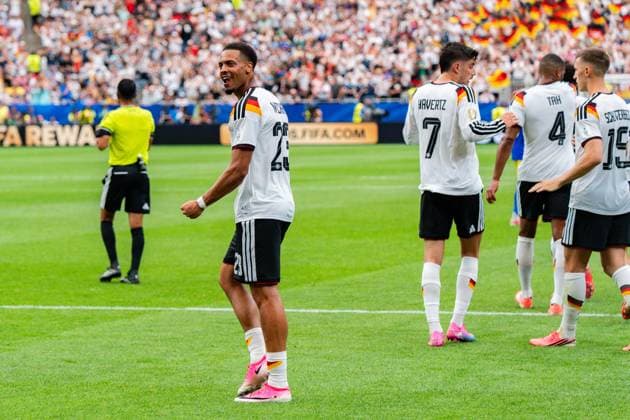 FIFA World Cup 2026, Group E, Match 1, Germany vs Curacao, 14 06 2026 at NRG Stadium in Houston, Texas Goal for 3 1 from penalty kick by Kai Havertz Copyright: xBahhoxKarax