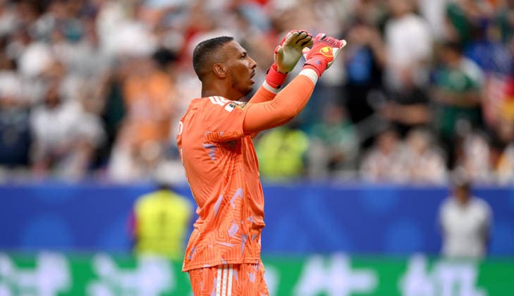 Soccer FIFA World Cup 2026 Preliminary Round Group E in Houston Germany Curacao 14 06 2026 Goalkeeper Eloy Room Curacao