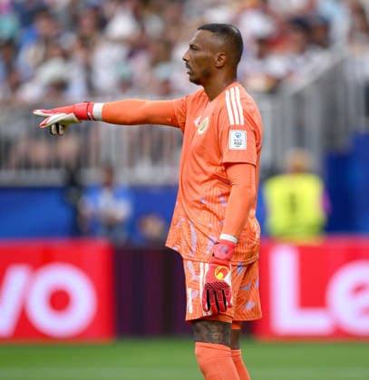 Soccer FIFA World Cup 2026 Preliminary Round Group E in Houston Germany Curacao 14 06 2026 Goalkeeper Eloy Room Curacao