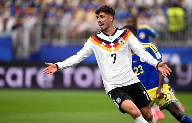 Football FIFA World Cup 2026 Preliminary Round Group E in Houston Germany Curacao 14 06 2026 Kai Havertz Germany