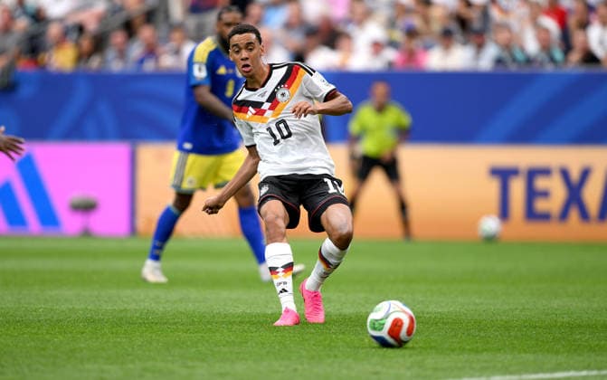 Football FIFA World Cup 2026 Preliminary Round Group E in Houston Germany Curacao 14 06 2026 Jamal Musiala Germany