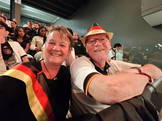 14 06 2026 xkhx Kassel Probonio Arena Public Viewing for the 2026 World Cup Germany vs Curacao Cheers for the 2 0 by Nico Schlotterbeck GER