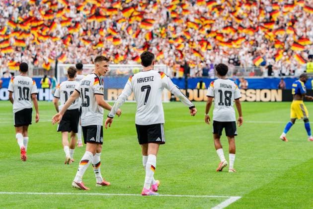 FIFA World Cup 2026, Group E, Match 1, Germany vs Curacao, 14 06 2026 at NRG Stadium in Houston, Texas Goal for 3 1 from penalty kick by Kai Havertz Copyright: xBahhoxKarax